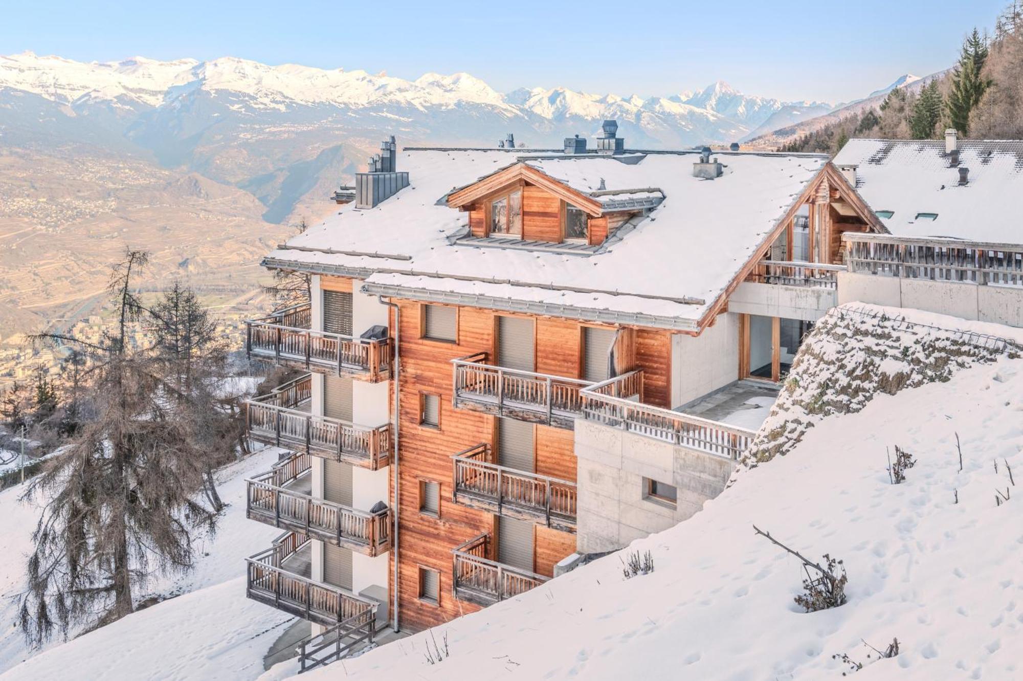 Ski Paradise Mountain & Luxe Apartments Veysonnaz Dış mekan fotoğraf