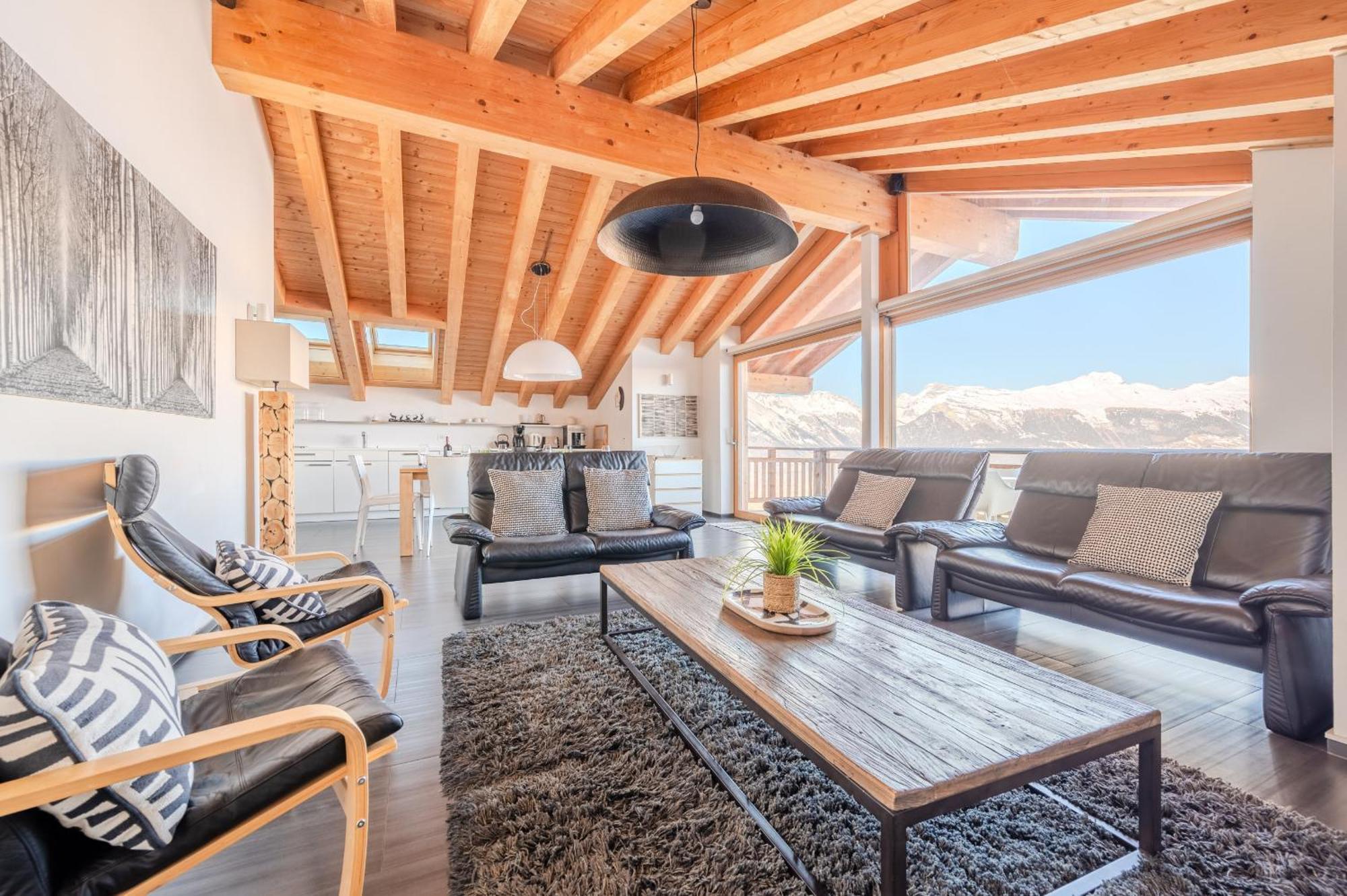 Ski Paradise Mountain & Luxe Apartments Veysonnaz Dış mekan fotoğraf