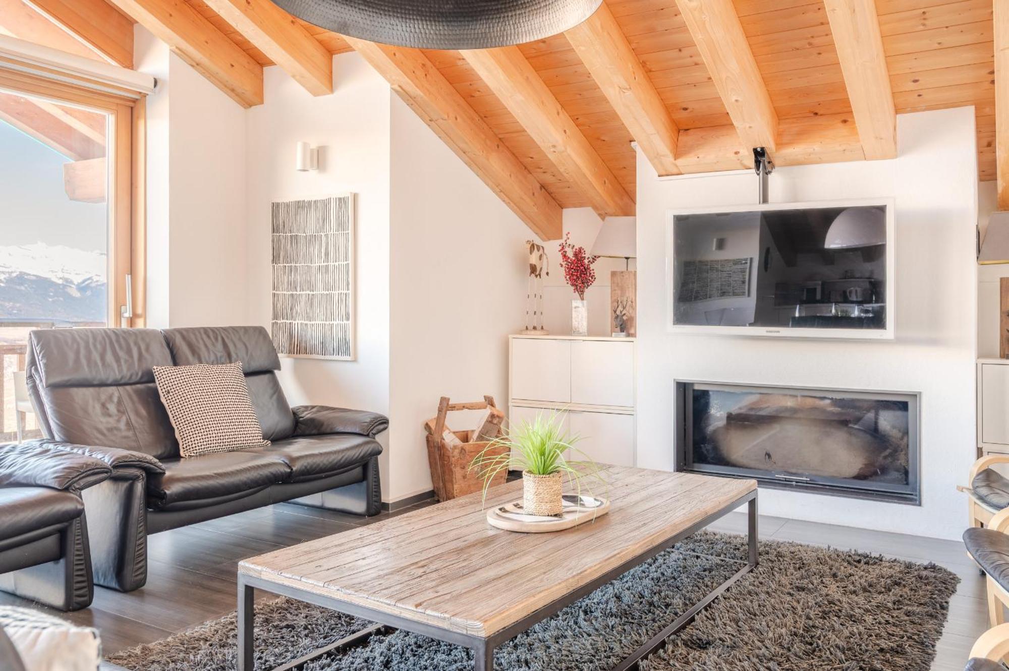 Ski Paradise Mountain & Luxe Apartments Veysonnaz Dış mekan fotoğraf