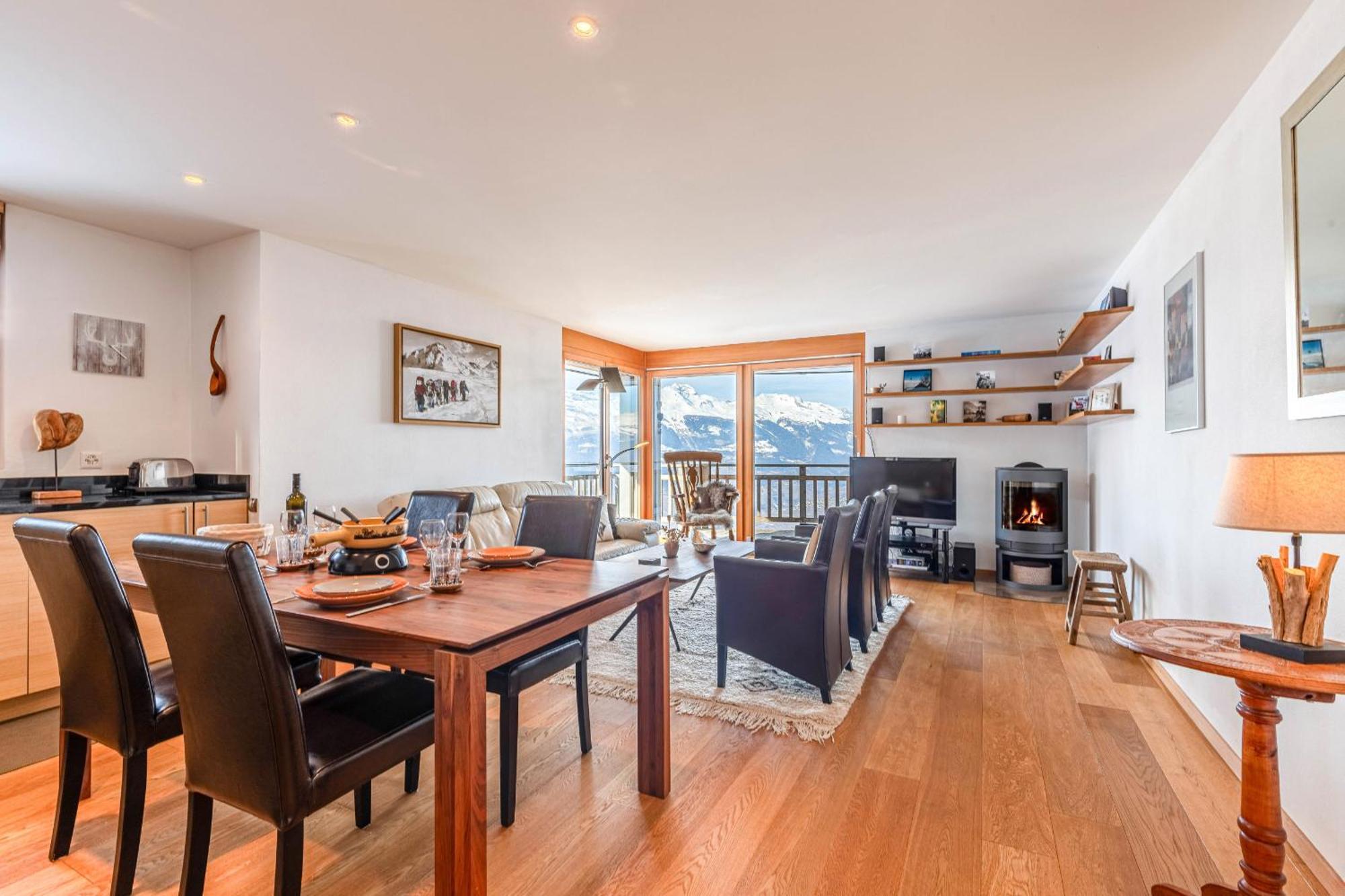 Ski Paradise Mountain & Luxe Apartments Veysonnaz Dış mekan fotoğraf